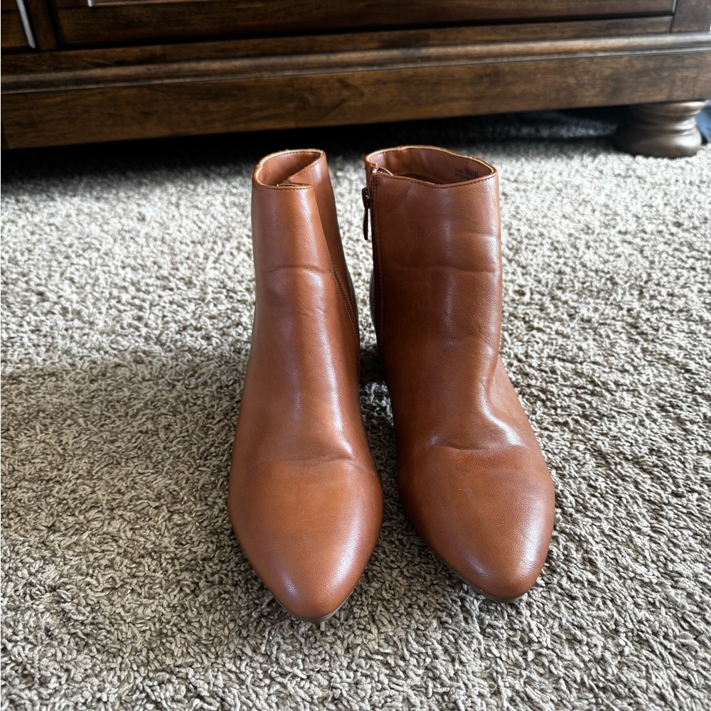 CL by Laundry Tan Ankle Booties